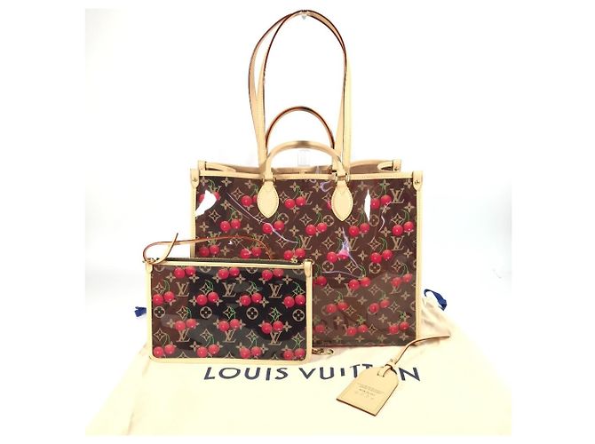 Bolso de Hombro Louis Vuitton Monogram On the Go GM Castaño Roja Monograma - vista 17