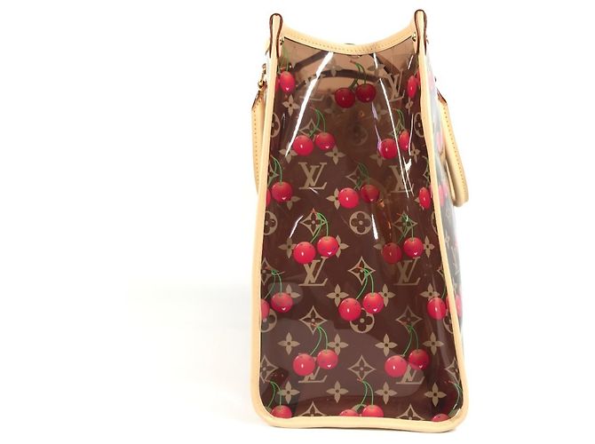 Bolso de Hombro Louis Vuitton Monogram On the Go GM Castaño Roja Monograma - vista 3