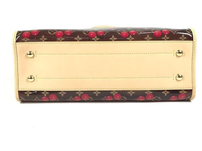 Bolso de Hombro Louis Vuitton Monogram On the Go GM Castaño Roja Monograma - vista 5