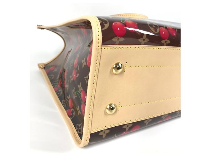 Bolso de Hombro Louis Vuitton Monogram On the Go GM Castaño Roja Monograma - vista 6