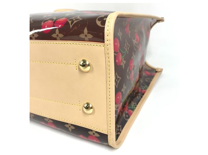 Bolso de Hombro Louis Vuitton Monogram On the Go GM Castaño Roja Monograma - vista 7