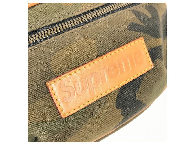 Borsa a tracolla Monogram Camouflage Louis Vuitton Cachi Monogramma - vista 13