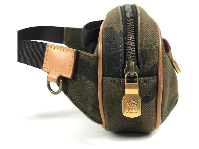 Borsa a tracolla Monogram Camouflage Louis Vuitton Cachi Monogramma - vista 3