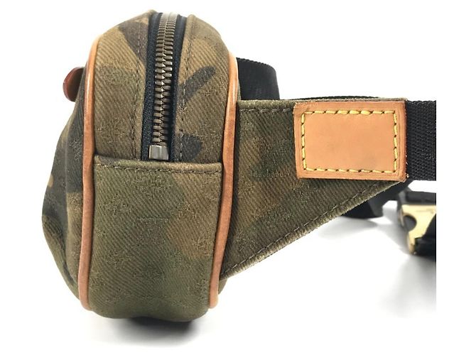 Borsa a tracolla Monogram Camouflage Louis Vuitton Cachi Monogramma - vista 4