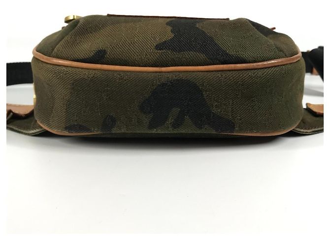 Borsa a tracolla Monogram Camouflage Louis Vuitton Cachi Monogramma - vista 7