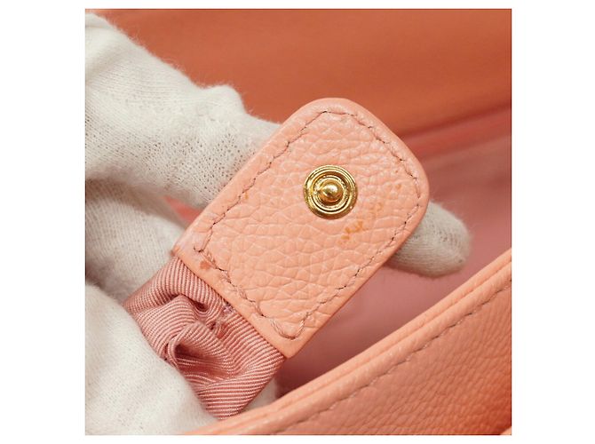 Chanel Executive Leder Tote Tasche Pink - Ansicht 11