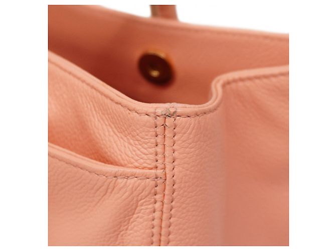 Chanel Executive Leder Tote Tasche Pink - Ansicht 7
