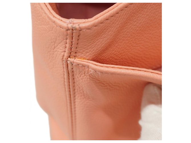 Chanel Executive Leder Tote Tasche Pink - Ansicht 8