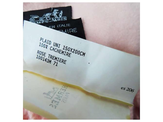 Stola 100% Cashmere Hermès Rosa - vista 10