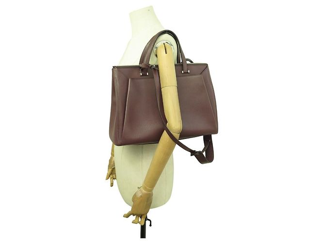 BOLSO LANCEL LISON A07894 DE CUERO GRANEADO BURDEOS CON BANDOLERA - vista 15