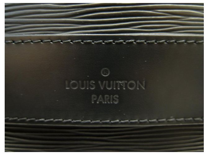 BORSA LOUIS VUITTON PORTADOCUMENTI M54092 IN PELLE EPI NERA Nero - vista 7