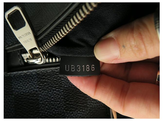 NUOVA CARTELLA LOUIS VUITTON DAMIER COBALT N41347 Blu - vista 13