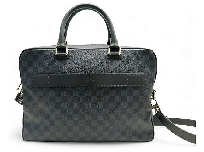 NUOVA CARTELLA LOUIS VUITTON DAMIER COBALT N41347 Blu - vista 2