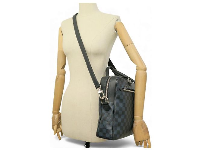 NUOVA CARTELLA LOUIS VUITTON DAMIER COBALT N41347 Blu - vista 8