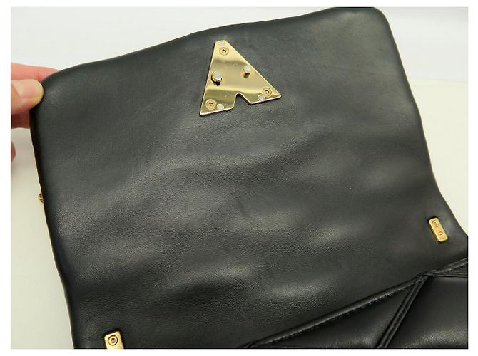LOUIS VUITTON GO-14 MM MALLETAGE SCHWARZE LEDERUMHÄNGETASCHE - Ansicht 10