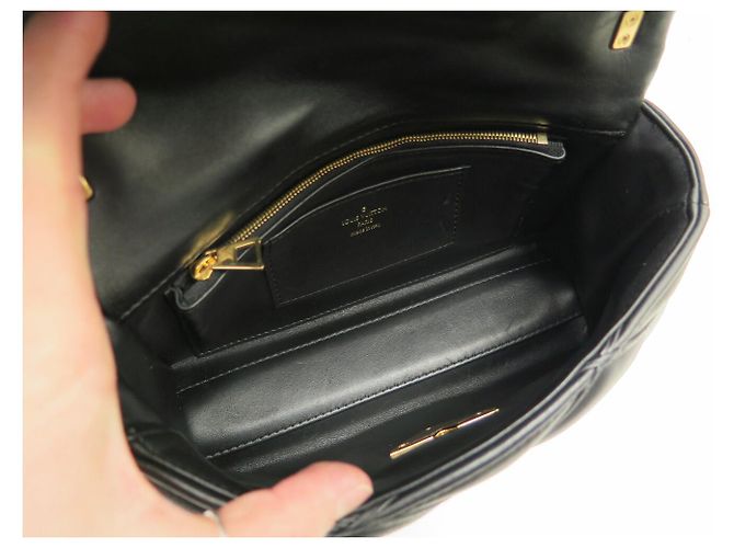 LOUIS VUITTON GO-14 MM MALLETAGE SCHWARZE LEDERUMHÄNGETASCHE - Ansicht 12