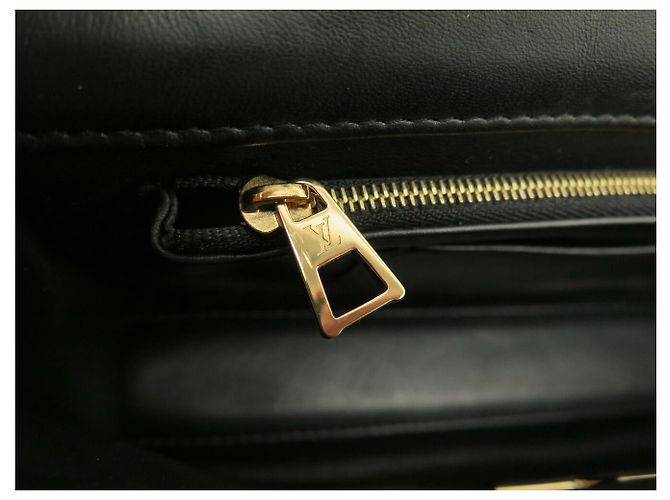 LOUIS VUITTON GO-14 MM MALLETAGE SCHWARZE LEDERUMHÄNGETASCHE - Ansicht 13