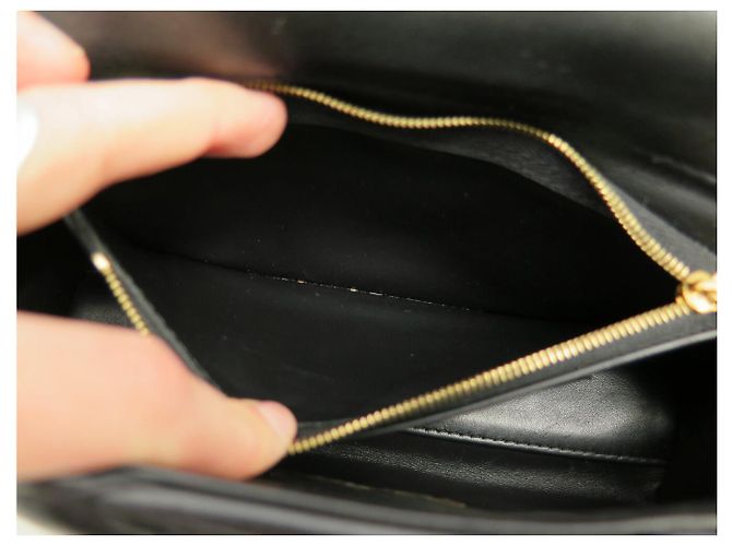 LOUIS VUITTON GO-14 MM MALLETAGE SCHWARZE LEDERUMHÄNGETASCHE - Ansicht 14