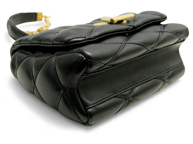 LOUIS VUITTON GO-14 MM MALLETAGE SCHWARZE LEDERUMHÄNGETASCHE - Ansicht 3