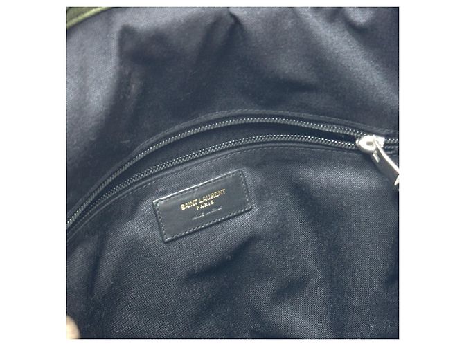 Yves Saint Laurent Camouflage Rucksack Grün - Ansicht 10