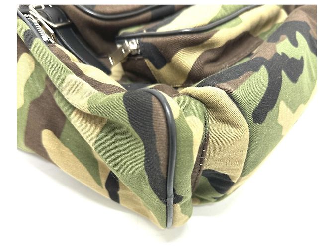 Yves Saint Laurent Camouflage Rucksack Grün - Ansicht 5