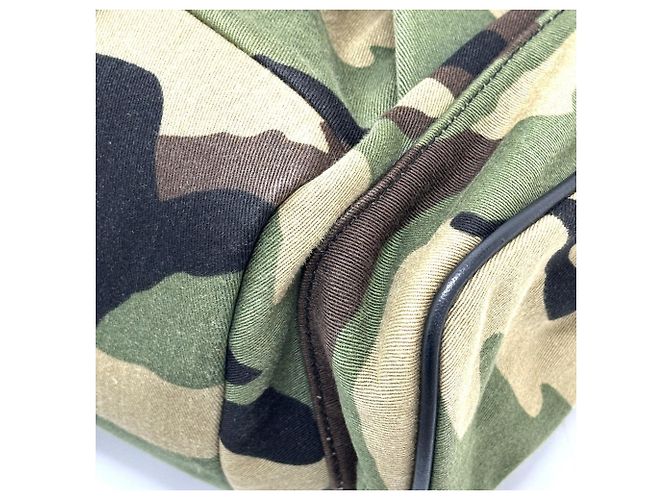 Yves Saint Laurent Camouflage Rucksack Grün - Ansicht 7