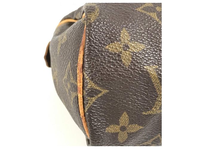Borsa Mini Speedy Monogramma Louis Vuitton Marrone - vista 6
