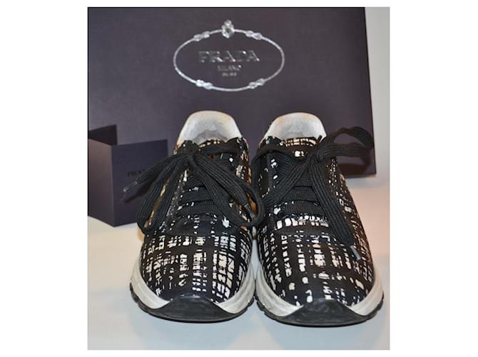Sneakers Prada in tela fantasia Multicolore - vista 2