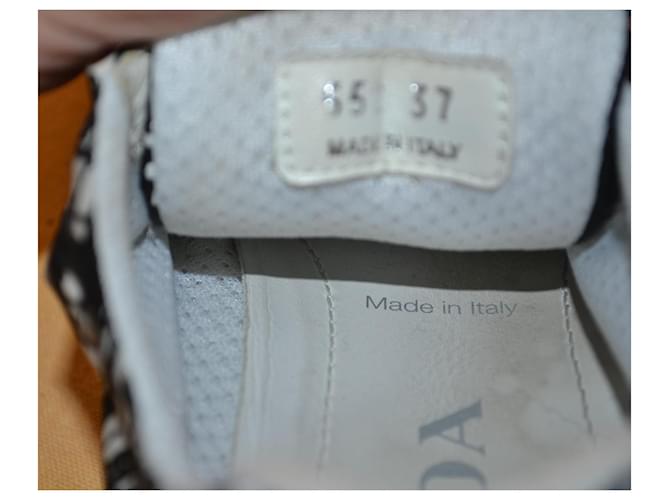 Sneakers Prada in tela fantasia Multicolore - vista 7