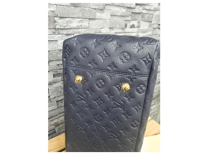 Louis Vuitton Artsy MM Couro Empreinte Marinho Vermelho Azul - vista 11