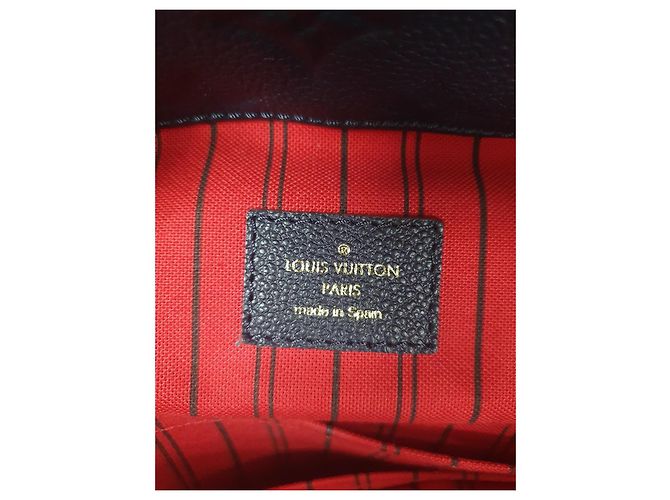 Louis Vuitton Artsy MM Couro Empreinte Marinho Vermelho Azul - vista 12