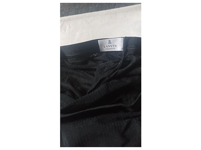 Pack de 5 medias Lanvin negras talla L Negro - vista 2