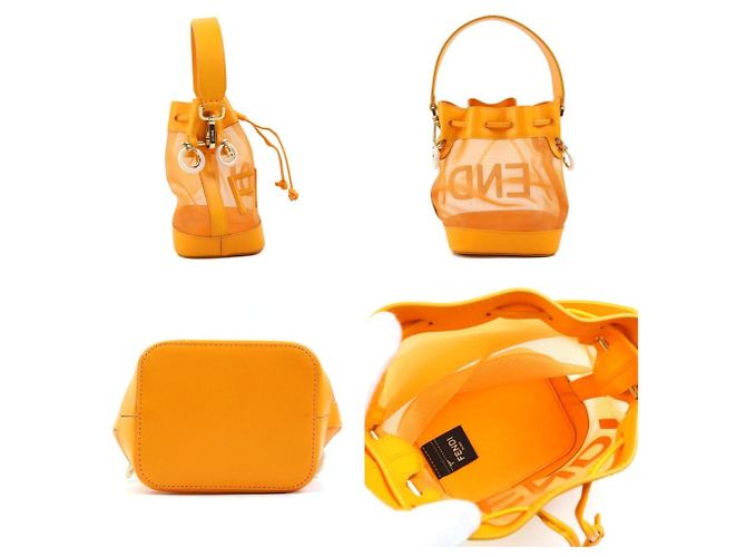Mini borsa Mon Tresor di Fendi Arancione - vista 2