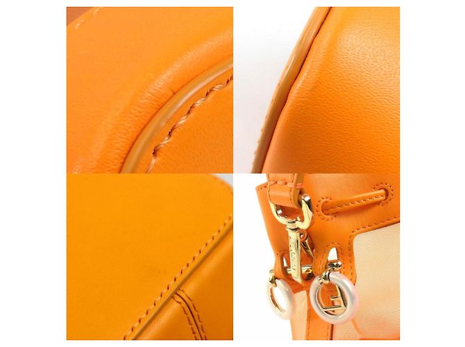 Mini borsa Mon Tresor di Fendi Arancione - vista 3