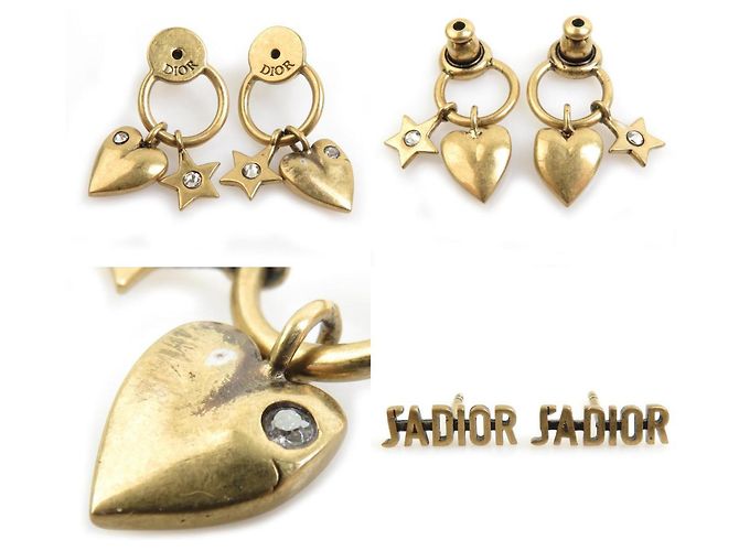 Orecchini in metallo dorato J'ADIOR di Christian Dior D'oro - vista 5