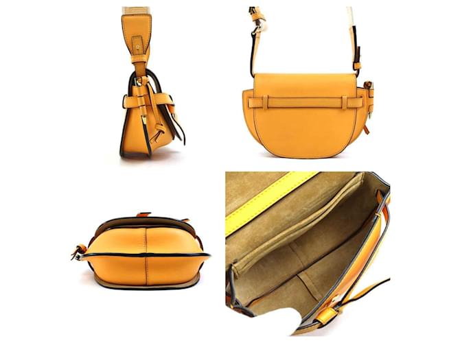 Borsa a Spalla Loewe Gate Dual Mini Arancione - vista 2