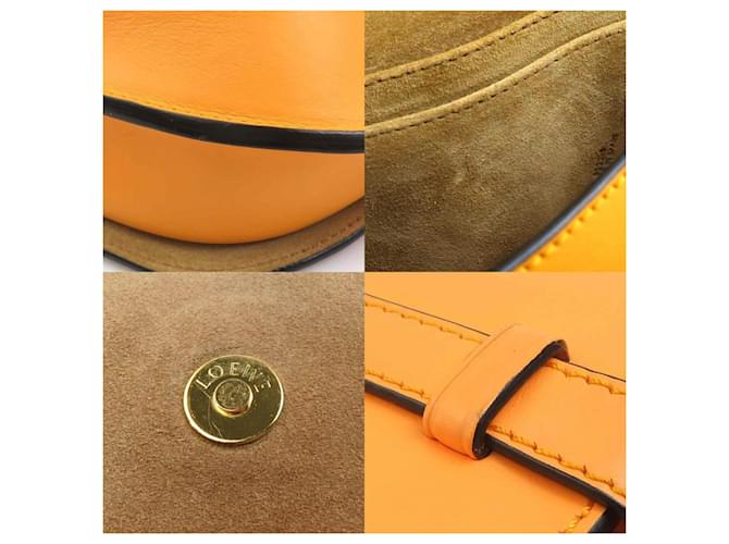 Borsa a Spalla Loewe Gate Dual Mini Arancione - vista 3
