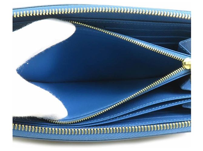 Zippy Geldbörse Monogram Louis Vuitton Blau Monogramm - Ansicht 4