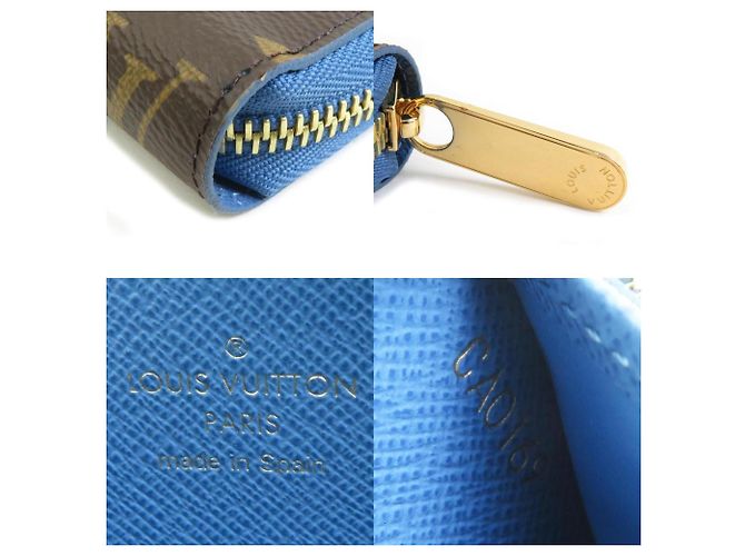 Zippy Geldbörse Monogram Louis Vuitton Blau Monogramm - Ansicht 5