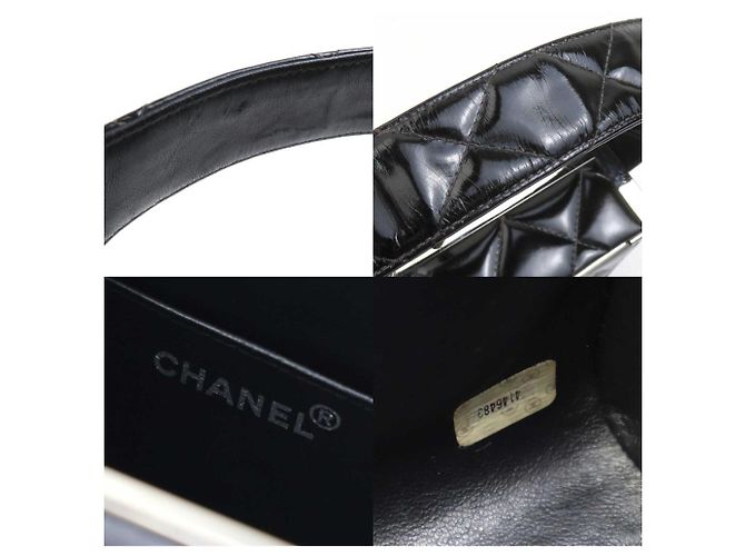 Borsa in pelle nera Chanel Nero - vista 5