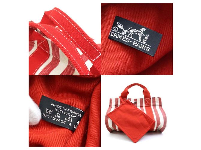 Hermès Cannes PM Handtasche Rot Roh - Ansicht 5