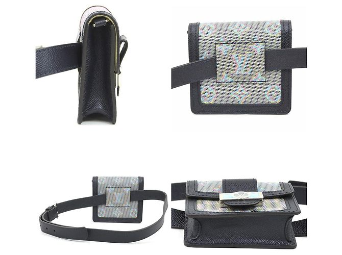 Borsa a vita/spalla Mini Dauphine Pop Monogram LV Louis Vuitton Nero Multicolore - vista 2