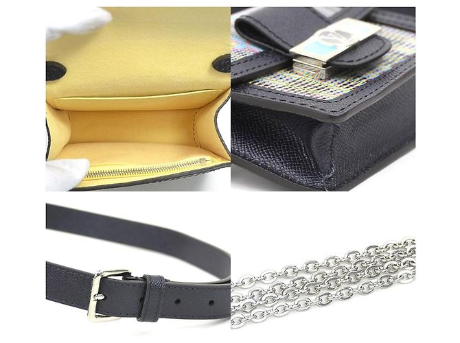 Borsa a vita/spalla Mini Dauphine Pop Monogram LV Louis Vuitton Nero Multicolore - vista 3