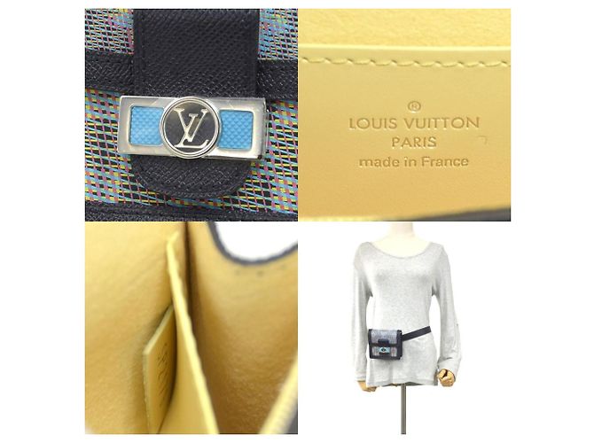 Borsa a vita/spalla Mini Dauphine Pop Monogram LV Louis Vuitton Nero Multicolore - vista 4