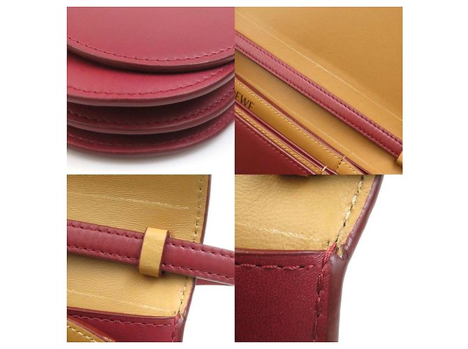 Loewe Goya Leder Schultertasche Rot - Ansicht 3