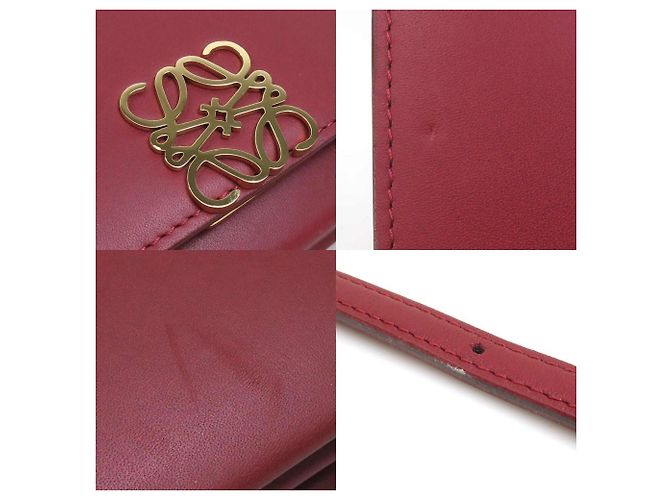 Loewe Goya Leder Schultertasche Rot - Ansicht 4