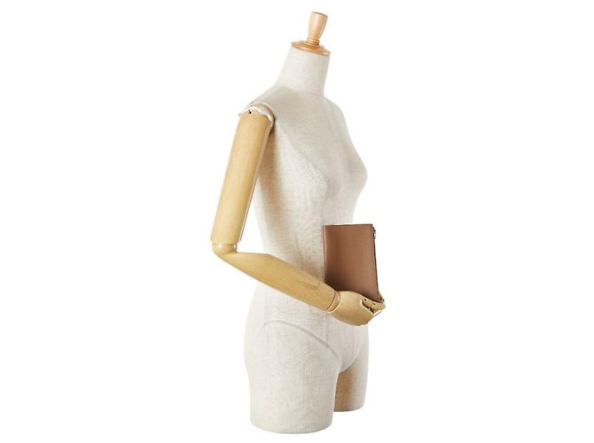 Capa de bloco de notas Hermès EA Zip PM em couro Swift Etoupe Taupe - vista 11