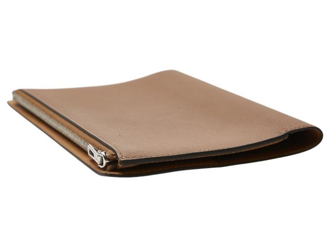 Capa de bloco de notas Hermès EA Zip PM em couro Swift Etoupe Taupe - vista 5