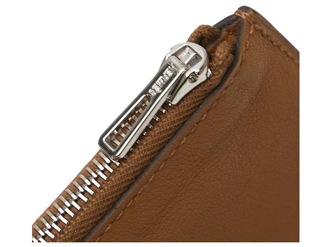 Capa de bloco de notas Hermès EA Zip PM em couro Swift Etoupe Taupe - vista 6