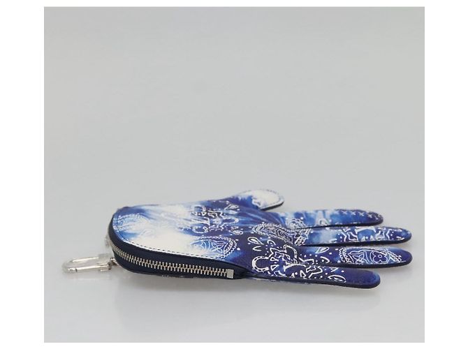 Llave de Monedero Bandana Monogram Louis Vuitton Azul - vista 3